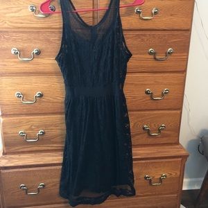 Royal Bones Black Lace Detail Dress